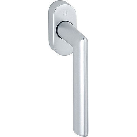 Hoppe DK-Fenstergriff, Stockholm 0140/US956, mit ovaler Rosette, VK7x20-30, F1 e (1/4)
