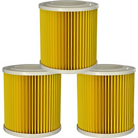 Kärcher Staubsauger HEPA-Filter NT/WD Serie – Hocheffiziente Filter (3 Stück)