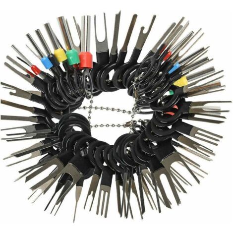 Kit de broche de connecteur à sertir de câblage électrique automatique d'outil de retrait de borne de fil de 39 pièces, 39 pièces