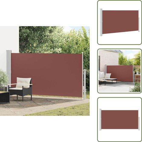 Protezione dal vento - vidaXL Tenda da Sole Laterale Retrattile 160 x 300 cm Marrone - Tenda da sole