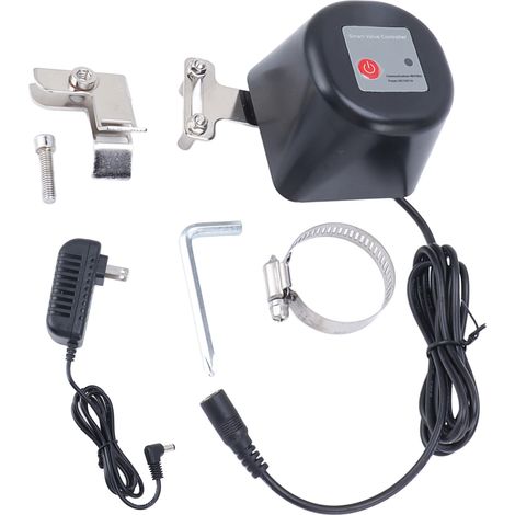 Actionneur de vanne à bille intelligent WiFi, commande automatique et manuelle, 12V DC, installation facile sans modification, boîtier sécurisé ABS, pour contrôle à distance fiable (1/5)