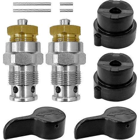 Lot de 2 vannes PrimeSpray / vannes de purge de rechange pour pulvérisateurs airless modèles 210, 230, 390, 395, 490, 495, 595 et 3400 (réf. 235014) (1/5)