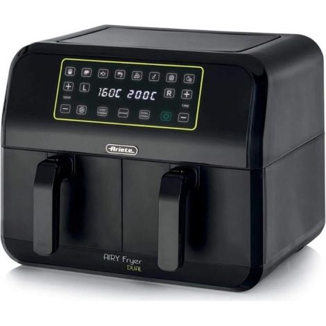 Ariete 4623 Friteuse à Air Noir 8 L Double Panier (1/3)