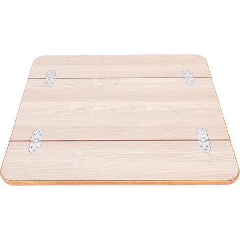 Plateau de Table Pliable pour Camping-Car, Finition Revêtue en Bois Massif, Grande Surface élégante, Espace de Travail pour Salle à Manger, Bateau, Yacht Marin, (Blanc ( (1/5)