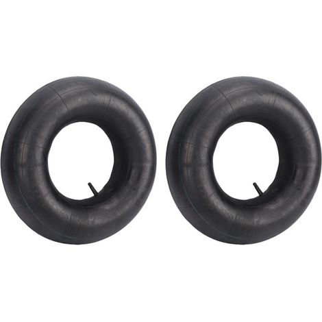 Lot de 2 chambres à air 18x8.50/9.50-8 avec valve droite TR-4 pour voiturette de golf, quad, SSV, tracteur tondeuse, remorque de jardin et souffleuse à neige