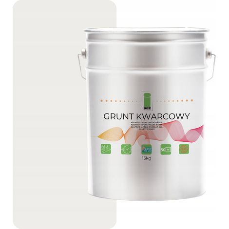 PRIMER AL QUARZO PER INTONACO SILICONE 15 kg BIANCO F102 (1/5)