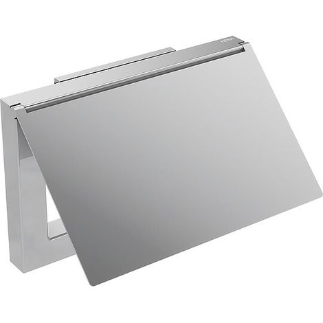 Papierrollenhalter Hewi System 900 Q, mit Deckel, chrom - 900Q21.00140