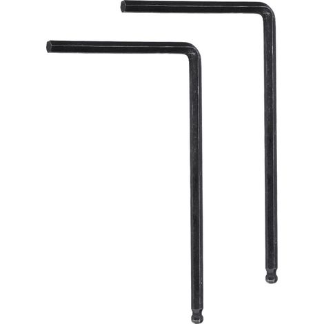 2 Clés Allen Sphériques 4/5mm Guitare Martin Noir (1/3)