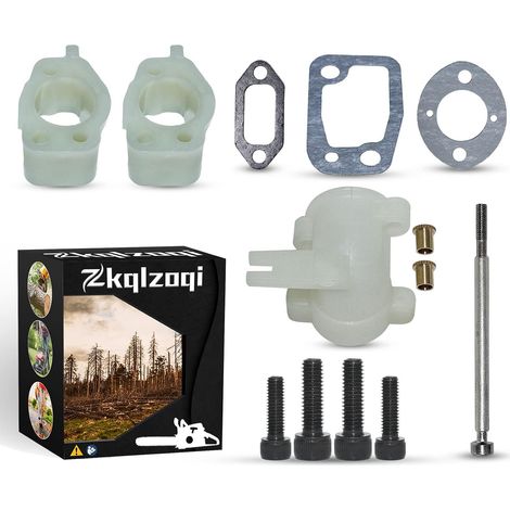 Kit de collecteur d'admission coudé, pour tronçonneuse Husqvarna 61 268 272, pièce 503496901, 503 49 69-01, 501806602, 501 80 66 02, 503446501, 503 44 65 01, 7255369-55, 7255370-55 (1/5)