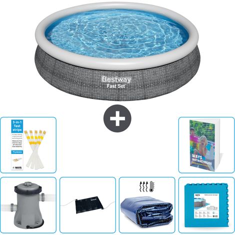 Bestway Bestway Fast Set Ronde - 366x76 cm - 7-pièces  S340 (1/5)