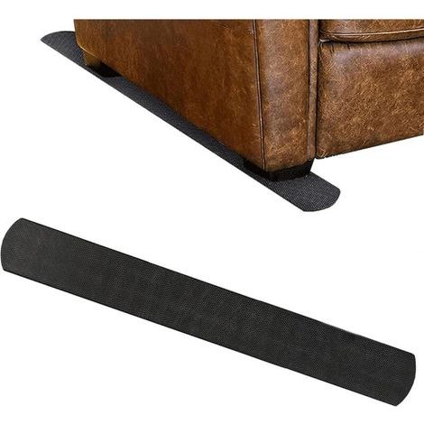 Lntyq 2 lot de patins antidérapants pour rails de meubles inclinables pour fauteuils inclinables, canapés, chaises, etc. Idéal pour protéger les meubles en bois dur (1/5)