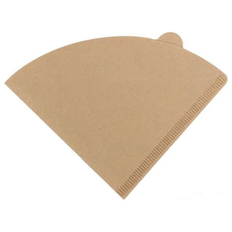 100 Pcs Filtres à Café en Papier Non Blanchi, Taille 2, Forme en V - Filtre Cône pour Cafetière et Machines à Café (1/5)