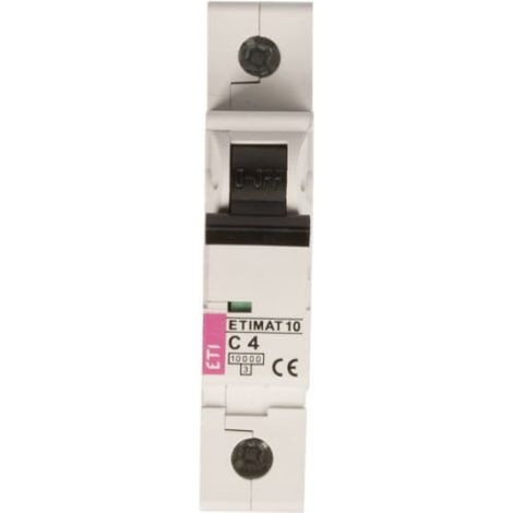 Disjoncteur 1P C 4A 10kA AC ETIMAT10 002131710