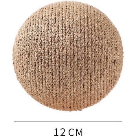 12 cm hoher Katzenkratzbaum mit Kratzball und Kratzmatte (1/5)