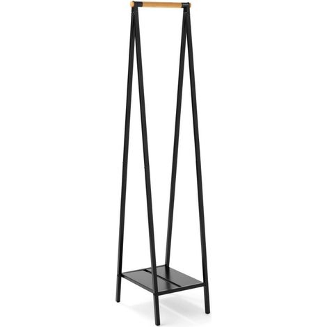 Brabantia Linn portant à vêtements noir bambou 170 cm (1/4)