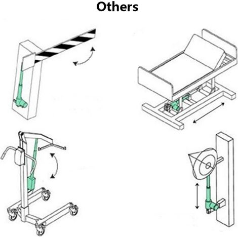 Elektrischer Rollstuhl-Steuerschalter, 5-poliger ABS-Sitzregler, 2 Tasten mit 91,6 mm Verlängerungskabel zur individuellen Anpassung von Liegesesseln und Rollstuhlliften (1/5)