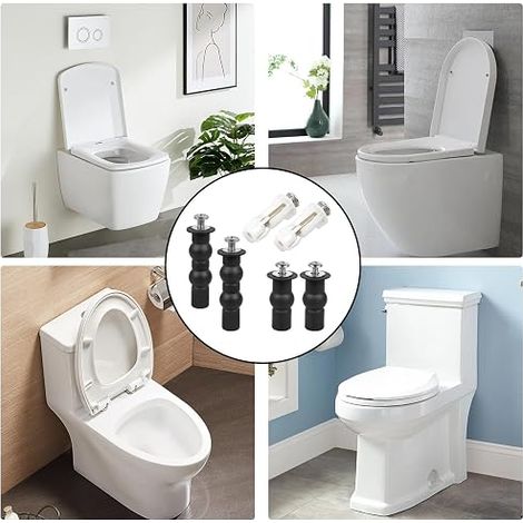 Toilet Seat Fasteners Screws, Toilet Seat Fasteners, Toilet Seat Hinges, Toilet Seat Fasteners Expansion Bolts (1/2)