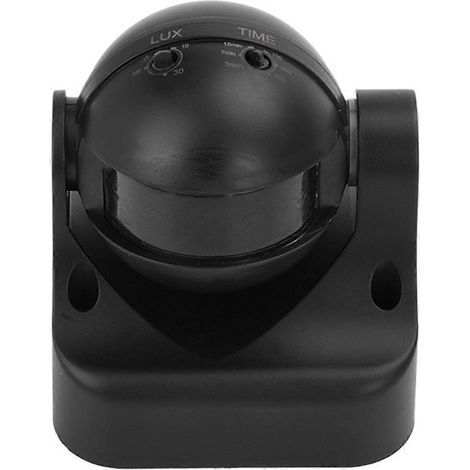 Détecteur de mouvement infrarouge à 180° avec sonde pour projecteur lumineux extérieur étanche à la pluie et à la poussière (110-240 V CA) (1/5)