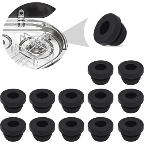 BUNTHAUS 12 embouts en caoutchouc antirouille pour réchauds de camping Dometic, 5 mm (1/4)