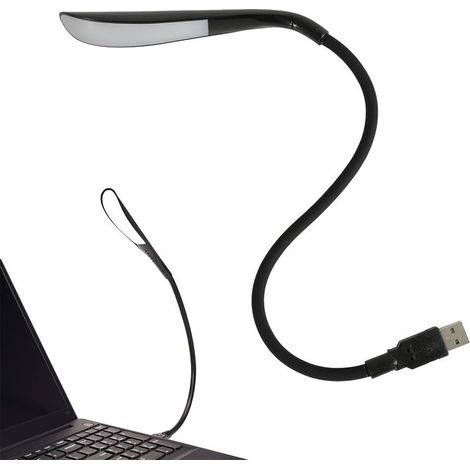 Noir ，Lampe USB, Lampe Ordinateur Portable, LED USB, Dimmable, LED Pour PC Portable, Dimmable Light, Portable, De Lecture, Pour PC, Ordinateur (1/5)