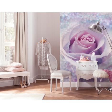 Photo murale - 184 x 248 cm - panoramique intissé - Delicate Rose (1/3)