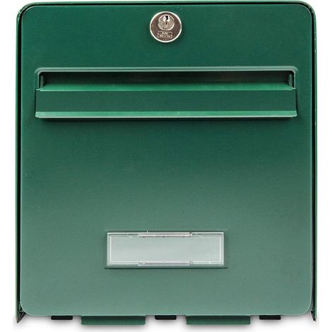 Burg-Wachter cassetta postale murale verde robusta (1/2)