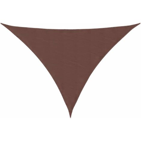 Maison Exclusive - Sonnensegel Braun 7x5x5 m 100% Polyester Oxfor