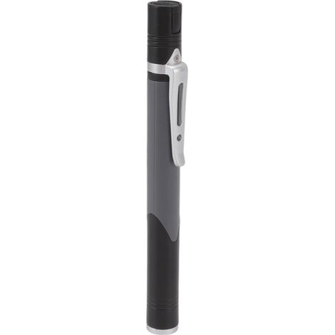 Wiederaufladbare USB-Stifttaschenlampe, 3 LED-Lichtquellen, Clipbefestigung, ideal für Reparaturen und Krankenhäuser (schwarz). (1/5)