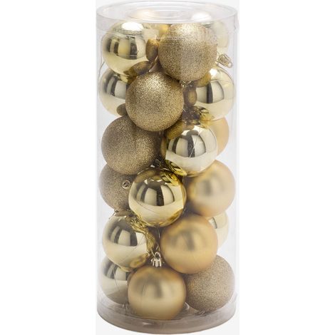 Ensemble de 24 décorations de Noël Deirec SKLUM Doré