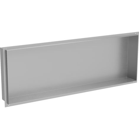 Mexen X-Wall-NR étagère encastrée sans rebord 90 x 30 cm, inox - 1911903010 (1/5)