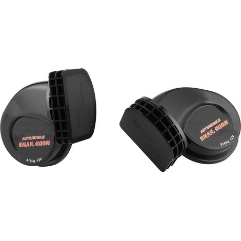 Paire de trompettes universelles en forme d'escargot, sirènes à double tonalité 12 V étanches pour VTT, UTV, minibus et motos (1/5)