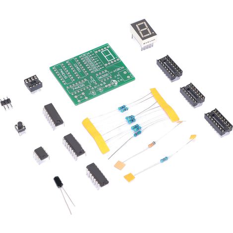 Kit de compteur décimal ABS, accessoires de compteur d'entraînement, kit pédagogique pour projet électronique, application scolaire (1/5)