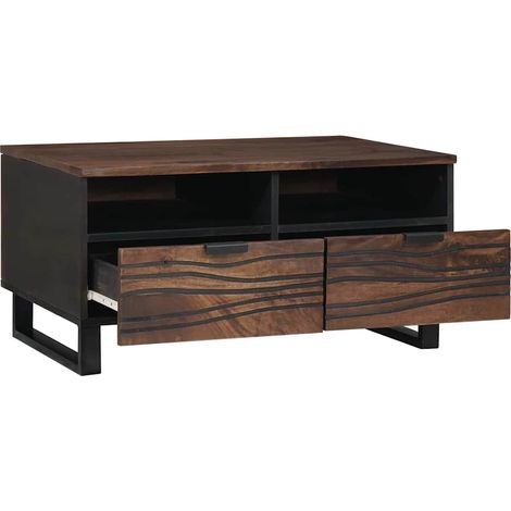 Maison Exclusive - Tavolino da salotto Noce 80 x 54 x 40 cm Legno ingegnerizzato