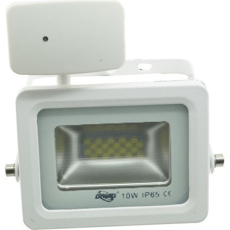 TrAdE Shop Traesio - Faro Faretto Fari Led Ip65 Con Sensore Movimento Crepuscolare 10w 20 W 30 50 100 - 10 Watt