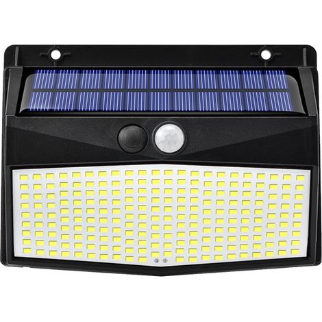Applique murale solaire d'extérieur étanche avec détecteur de mouvement, compacte et portable, 14 x 10,6 x 4,8 cm, 3 modes d'éclairage LED ultra-lumineux pour jardin, cour, garage et terrasse. (1/5)