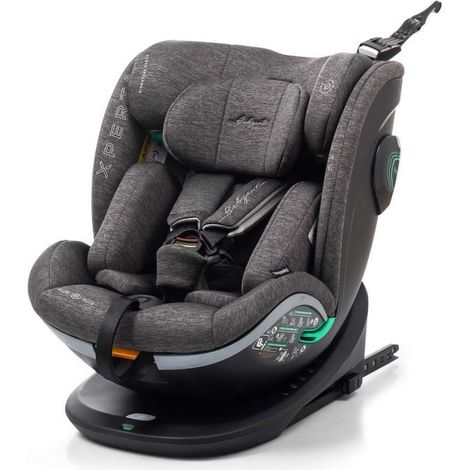 Autositz - BABYAUTO - XPERTA GREY DOBBY - Von der Geburt bis 12 Jahren - 0-36 kg - I-Size - ISOFIX - Drehbar 360° - ECE R129