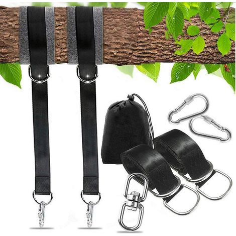 Kit de Suspension pour Balançoire Arbre, Harnais de Hamac et Balançoire Pneu - Installation Facile (1/5)