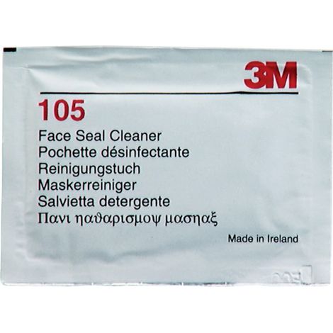 3M Toallitas limpiadoras para el sello facial, 105 (Por 40)