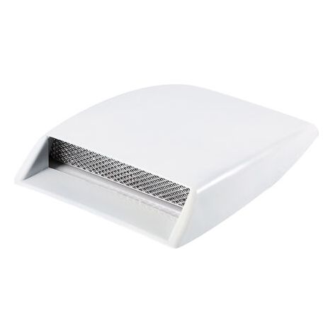 RHG Voiture Camion Décoratif Air Flow Admission Scoop Bonnet Vent Autocollant Couverture Capot Blanc (1/4)