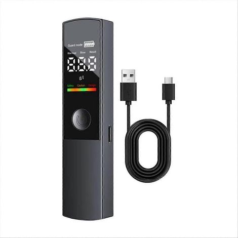 Éthylotest domestique portable, rechargeable par USB, sans contact (1/5)