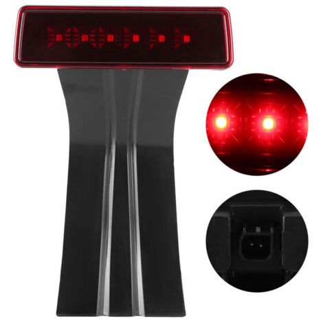 QORVA
-Feu arrière LED lumineux étanche IP68 lentille rouge pour Jeep Wrangler JK 2/4 portes 2007-2018,de