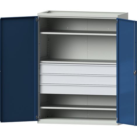 ANKE, Armoire pour charges lourdes JUMBO avec 3 tablettes, 3 (1/5)