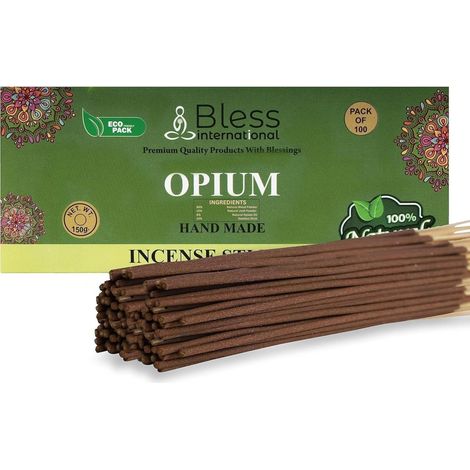 Räucherstäbchen Handgedippt Chemiefrei Opium 100 Sticks (150GM) (1/5)