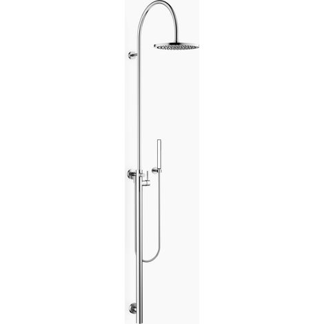 Barre de douche Dornbracht avec mitigeur monocommande, sans