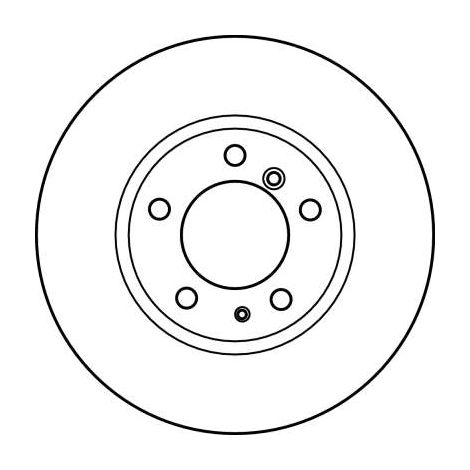 Lot de 2 Disques de frein TRW Automotive DF2555 BMW 1 158 042 1 159 898
