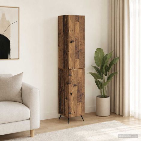 vidaXL Ensemble de Meubles 2 pcs Bois ancien Bois d'ingénierie (1/5)