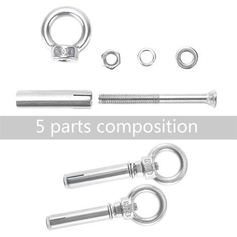 M8 x 80 mm Spreizdübel aus Edelstahl 304, 5 Stück (1/4)