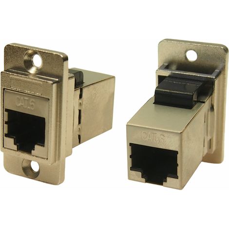 Connecteur RJ45 cat 6 RS PRO Prise femelle Montage panneau, ports ( Prix pour 1 )
