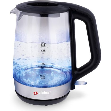 Bouilloire avec base sans fil - 1,7 L - LED (1/5)