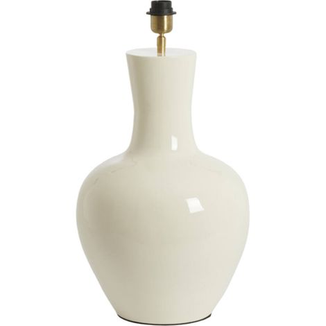 Light & Living - lámpara de mesa - Nana - beige crema - metal - Ø